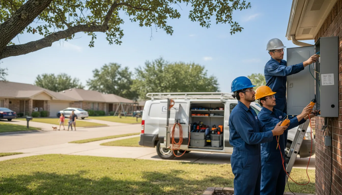 Certified electrician providing emergency electrical services in Bringhurst, IN